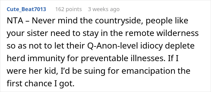 Mom Refuses To Accommodate Anti-Vax Sister&rsquo;s Kids By Excluding Her Own &ldquo;Sick&rdquo; Son From Wedding