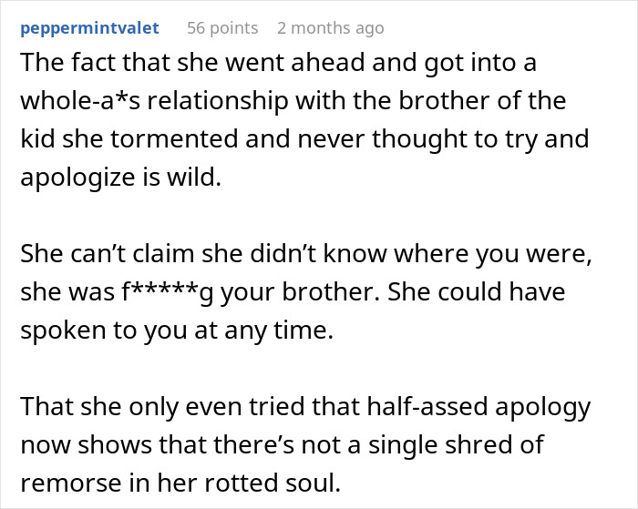 Man Announces Engagement, Brother Cuts Him Out Of His Life As The Fianc&eacute;e Was His High School Bully