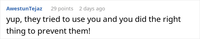 Reddit comment stating a recruiter tried to use the candidate, discussed in a thread on recruiter ghosting regrets.