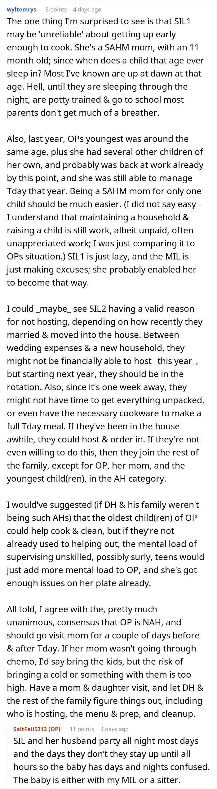 Burned-Out Woman Asks For Advice After Refusing To Cook Thanksgiving Lunch After 15 Years