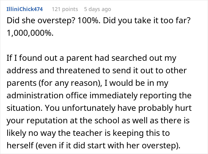 Mom Is Called Creepy And Unhinged: "Out Of Curiosity, I Easily Found Her Address" Mom Is Called Creepy And Unhinged: "Out Of Curiosity, I Easily Found Her Address"