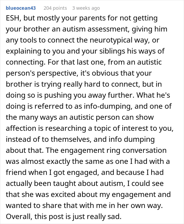 Brother Dominates Every Family Gathering With His ‘Fun Facts’, Gets Excluded From Wedding Brother Dominates Every Family Gathering With His ‘Fun Facts’, Gets Excluded From Wedding