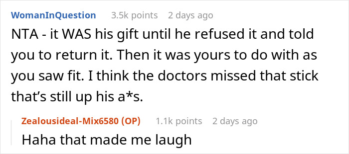 Wife Gives Hubby Thoughtful Present After Accident, He Doesn&rsquo;t Like It And Asks For Cash Instead