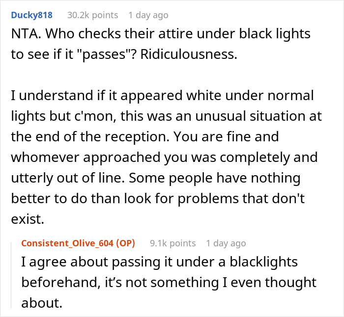 &ldquo;Incredibly Embarrassed&rdquo;: Woman&rsquo;s Dress Changes Color At The Wedding, Is Told To Get Out