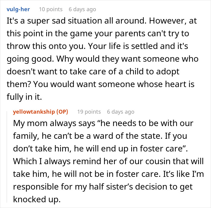 Woman Rejects Dying Parents&rsquo; Plea To Adopt Nephew: &ldquo;Huge Relief That I Don't Have Kids&rdquo;