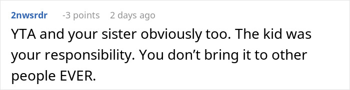 "Family Comes First": Guy Chooses To Go To Party Instead Of Waiting For Sister To Pick Up Her Son