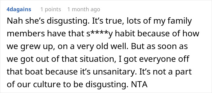 Woman Discovers Roommate’s “Gross” Habit, Gets Accused Of Disrespecting Her Culture Woman Discovers Roommate’s “Gross” Habit, Gets Accused Of Disrespecting Her Culture