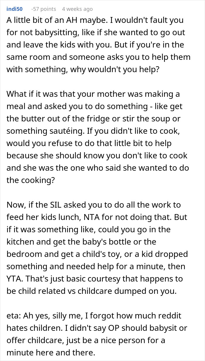 SIL Expects Child-Free Woman To Help Her Out With 6 Kids: "Every Time I Would Say No"