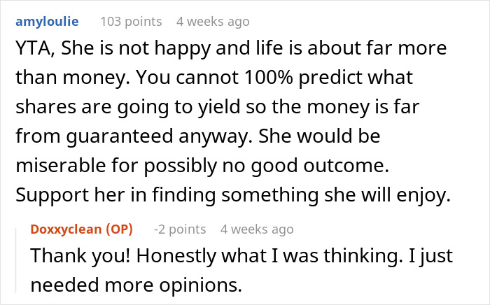 Man Relying On Wife's Salary Tells Her "Tough It Out For 5 Years" At Toxic Job To Make Them Rich Man Relying On Wife's Salary Tells Her "Tough It Out For 5 Years" At Toxic Job To Make Them Rich