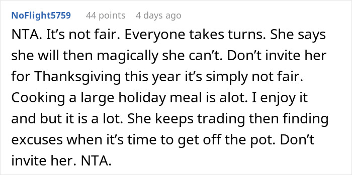 “Am I A Jerk For Uninviting My Daughter To Thanksgiving Since She Won’t Host It?” “Am I A Jerk For Uninviting My Daughter To Thanksgiving Since She Won’t Host It?”
