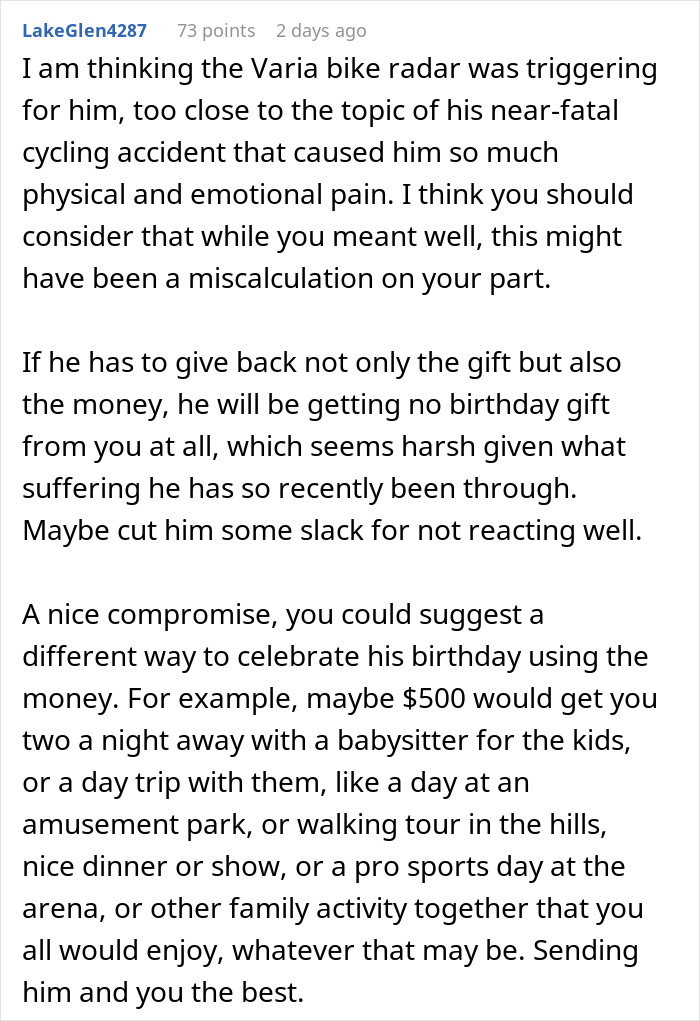 Wife Gives Hubby Thoughtful Present After Accident, He Doesn&rsquo;t Like It And Asks For Cash Instead