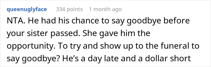 Late Sister's Last Wish Of Banning Bro From Funeral Causes Drama After Sibling Complies