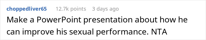 Man Thinks Criticizing GF&rsquo;s Food With A Presentation Is Funny Until She Gives One To Him