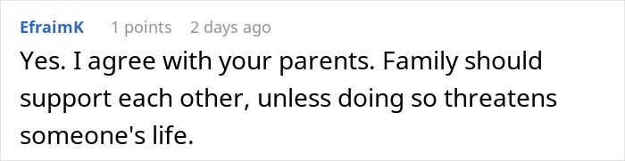 Son Refuses To Let Parents Move In, They're Furious: "Family Should Support Each Other" Son Refuses To Let Parents Move In, They're Furious: "Family Should Support Each Other"