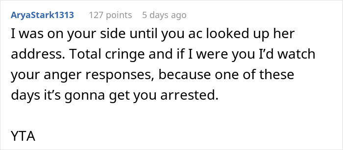 Mom Is Called Creepy And Unhinged: "Out Of Curiosity, I Easily Found Her Address" Mom Is Called Creepy And Unhinged: "Out Of Curiosity, I Easily Found Her Address"