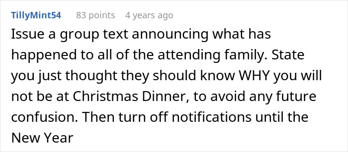 Lady Feels Devastated As MIL Kicks Her And Spouse Out Of Christmas Party In Favor Of Other Relatives Lady Feels Devastated As MIL Kicks Her And Spouse Out Of Christmas Party In Favor Of Other Relatives