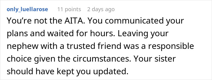 "Family Comes First": Guy Chooses To Go To Party Instead Of Waiting For Sister To Pick Up Her Son
