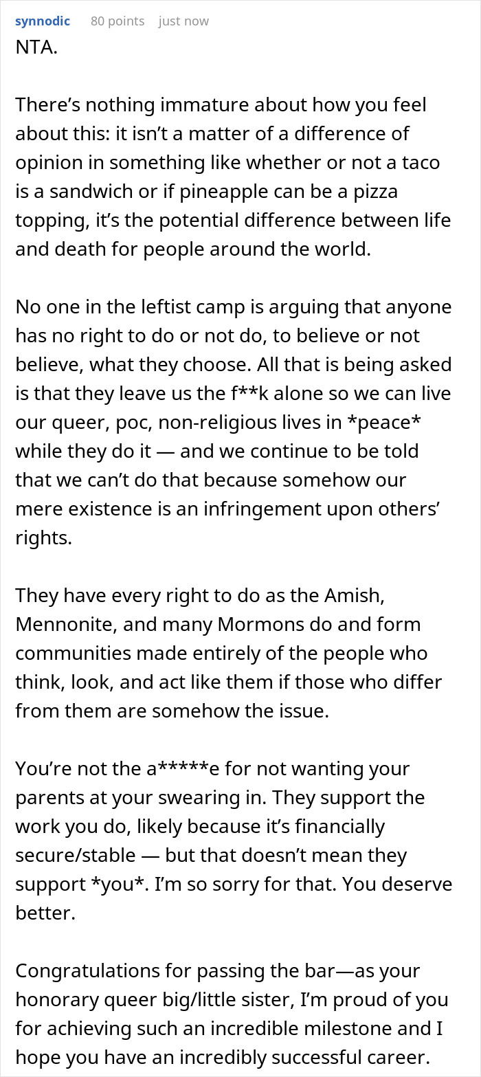 Man Is So Ashamed Of Parents&rsquo; Vote In Elections That He Doesn&rsquo;t Want Them At His Swearing-In