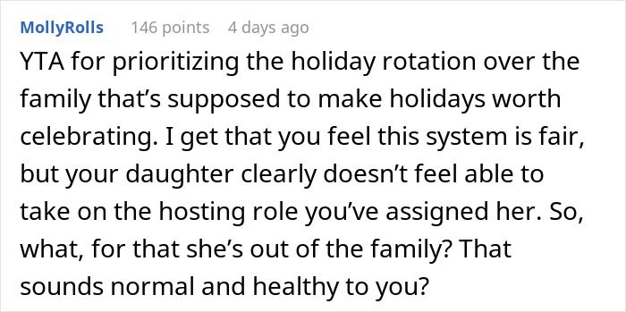 “Am I A Jerk For Uninviting My Daughter To Thanksgiving Since She Won’t Host It?” “Am I A Jerk For Uninviting My Daughter To Thanksgiving Since She Won’t Host It?”