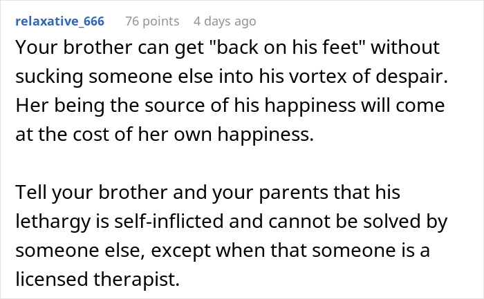 Family Angry With Guy For Scaring Off Deadbeat Bro&rsquo;s New 18YO GF With The Ugly Truth 