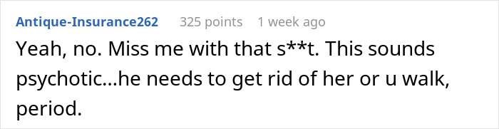 Comment discussing boundaries around relationships and recording, expressing strong disagreement. Comment discussing boundaries around relationships and recording, expressing strong disagreement.