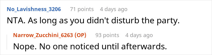 Reddit discussion about prank with fart spray, showing user comments and points. Reddit discussion about prank with fart spray, showing user comments and points.