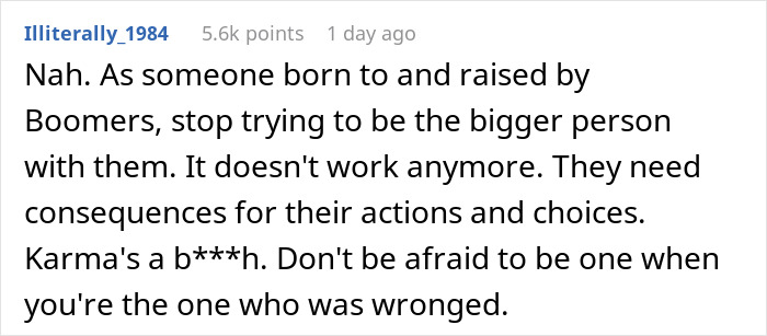 Text commentary on generational issues and sexism from a social media post.