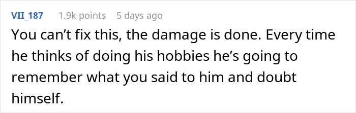 “I Screamed At My Husband Over His Hobbies And Now He’s Changed And I Don’t Know How To Fix This” “I Screamed At My Husband Over His Hobbies And Now He’s Changed And I Don’t Know How To Fix This”