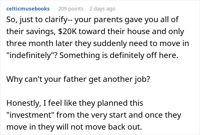 Son Refuses To Let Parents Move In, They're Furious: "Family Should Support Each Other" Son Refuses To Let Parents Move In, They're Furious: "Family Should Support Each Other"