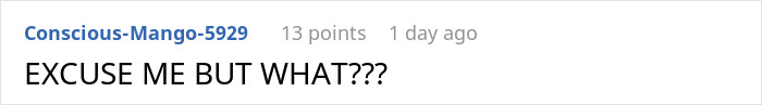 Reddit comment reacting to gaycation request with disbelief.