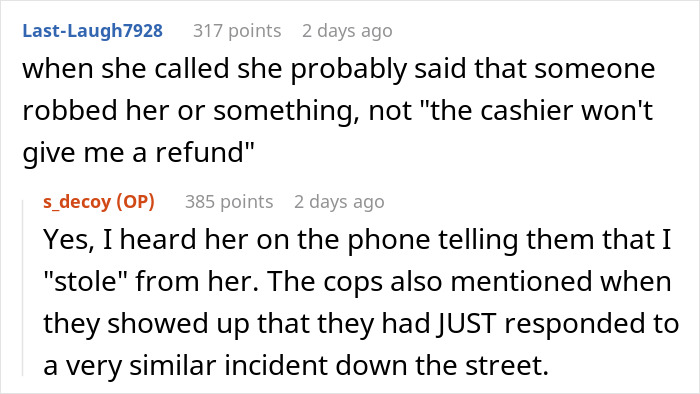 Customer Commits “Return Fraud”, Calls The Cops On Sales Agent Customer Commits “Return Fraud”, Calls The Cops On Sales Agent