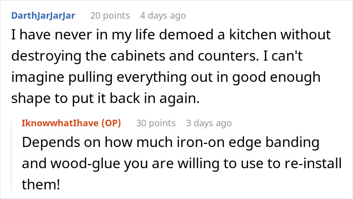 Reddit discussion about kitchen renovation challenges and techniques with DIY tips. Reddit discussion about kitchen renovation challenges and techniques with DIY tips.