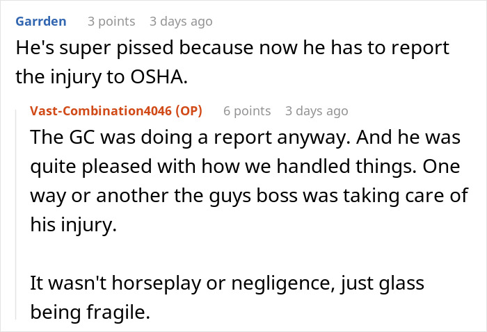 Text exchange about a boss's frustration regarding a bleeding employee taken to the hospital by ambulance. Text exchange about a boss's frustration regarding a bleeding employee taken to the hospital by ambulance.