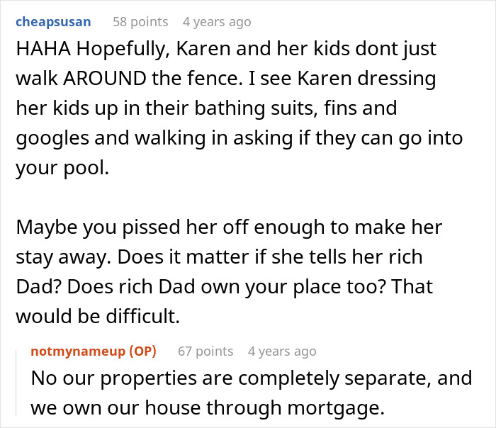 &ldquo;That Pool Is A Waste On Just The Two Of You&rdquo;: Neighbors Drown Karen&rsquo;s Free Pool Dreams