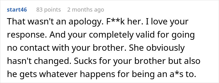 Man Announces Engagement, Brother Cuts Him Out Of His Life As The Fianc&eacute;e Was His High School Bully