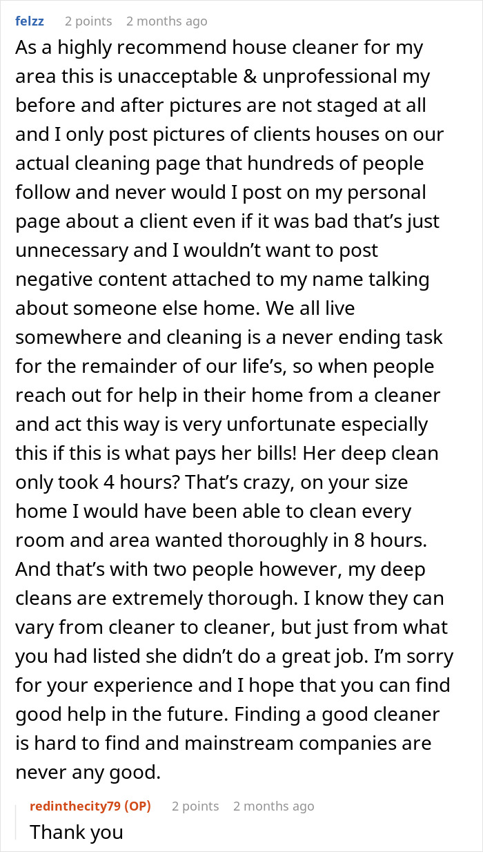 Unprofessional Housekeeper Mocks Client Online For &ldquo;Messy&rdquo; Home, Ends Up Jobless After One Day