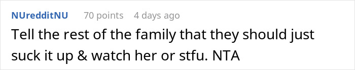 Sis Accuses Woman Of “Ruining Family Bonds” Because She Won’t Babysit Niece For A $25 Coupon Sis Accuses Woman Of “Ruining Family Bonds” Because She Won’t Babysit Niece For A $25 Coupon