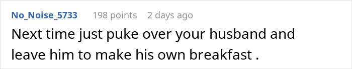 Comment about a husband dealing with a toddler while the wife is sick.