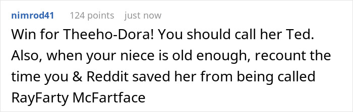 Reddit user comments on kids' potential cruelty regarding unique names. Reddit user comments on kids' potential cruelty regarding unique names.