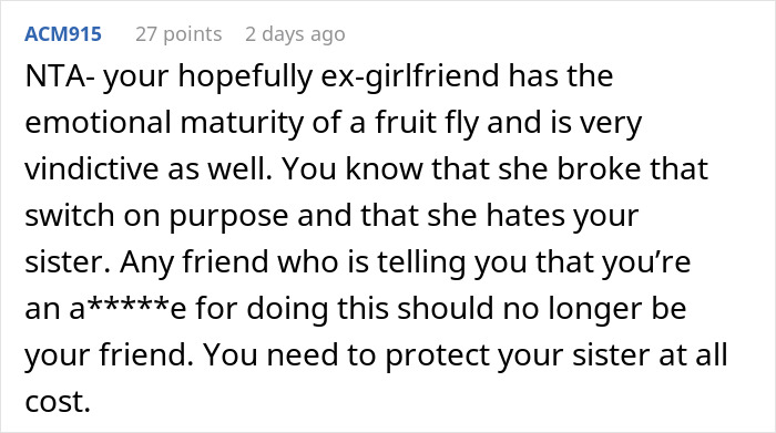 Person Confused Why GF Is So Upset He Took In His 11YO Sister, Kicks Her Out To Avoid More Drama