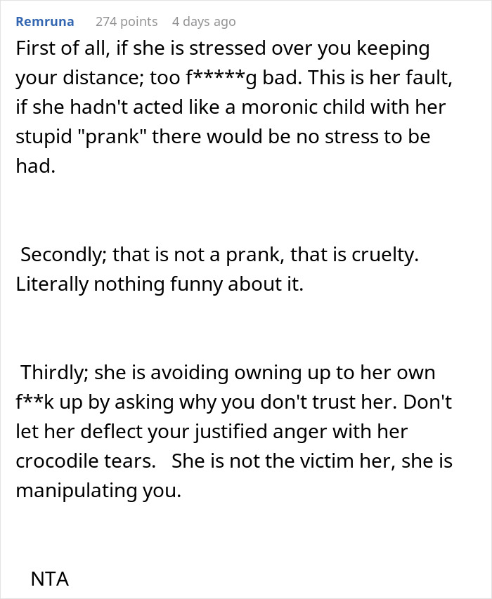 &ldquo;Joke Went Way Too Far&rdquo;: Woman Gets Upset After Husband Falls For Her Prank