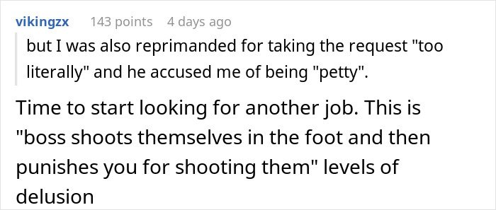 Text post discussing workplace frustration and communication issues. Text post discussing workplace frustration and communication issues.