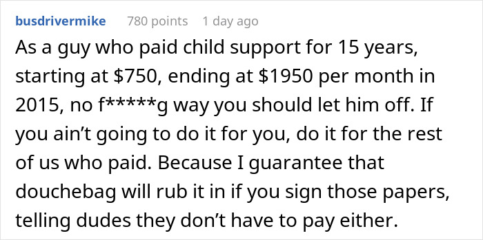 Ex-Husband Fails To Pay Over $65K In Child Support, Asks Ex-Wife To Forgive It, She Laughs In His Face
