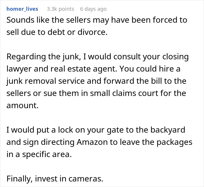 “Hostile Home Sellers Keep Sending Amazon Packages To Our Address” “Hostile Home Sellers Keep Sending Amazon Packages To Our Address”