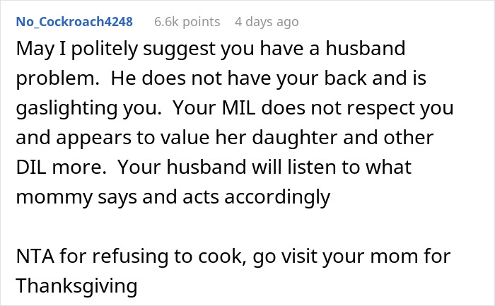 Burned-Out Woman Asks For Advice After Refusing To Cook Thanksgiving Lunch After 15 Years