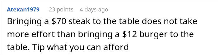 Diner Starts Debate After Waiter Rejects $25 Tip: &ldquo;Tipping Culture Has Gotten Out Of Hand&rdquo;