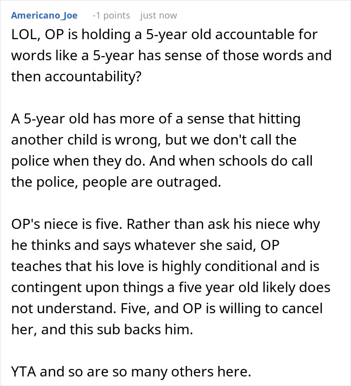 Man Always Babysits His Niece, But Refuses To Do So After She Calls Him A Slur Learned From Her Dad