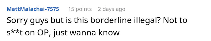 Comment questioning the legality of lying on a resume for a finance job.