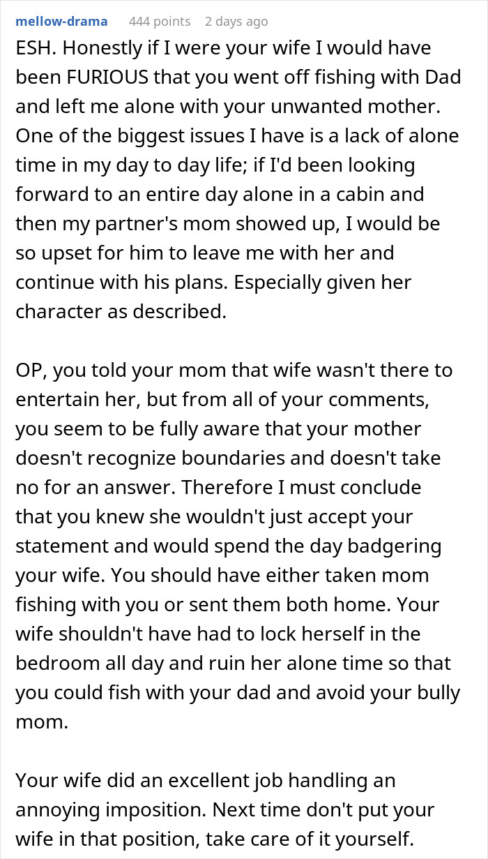 MIL Fumes After Realizing DIL Won’t Cater To Her Unannounced Visit On Vacation MIL Fumes After Realizing DIL Won’t Cater To Her Unannounced Visit On Vacation