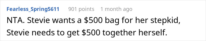 Comment discussing the cost of a rare backpack for a child. Comment discussing the cost of a rare backpack for a child.